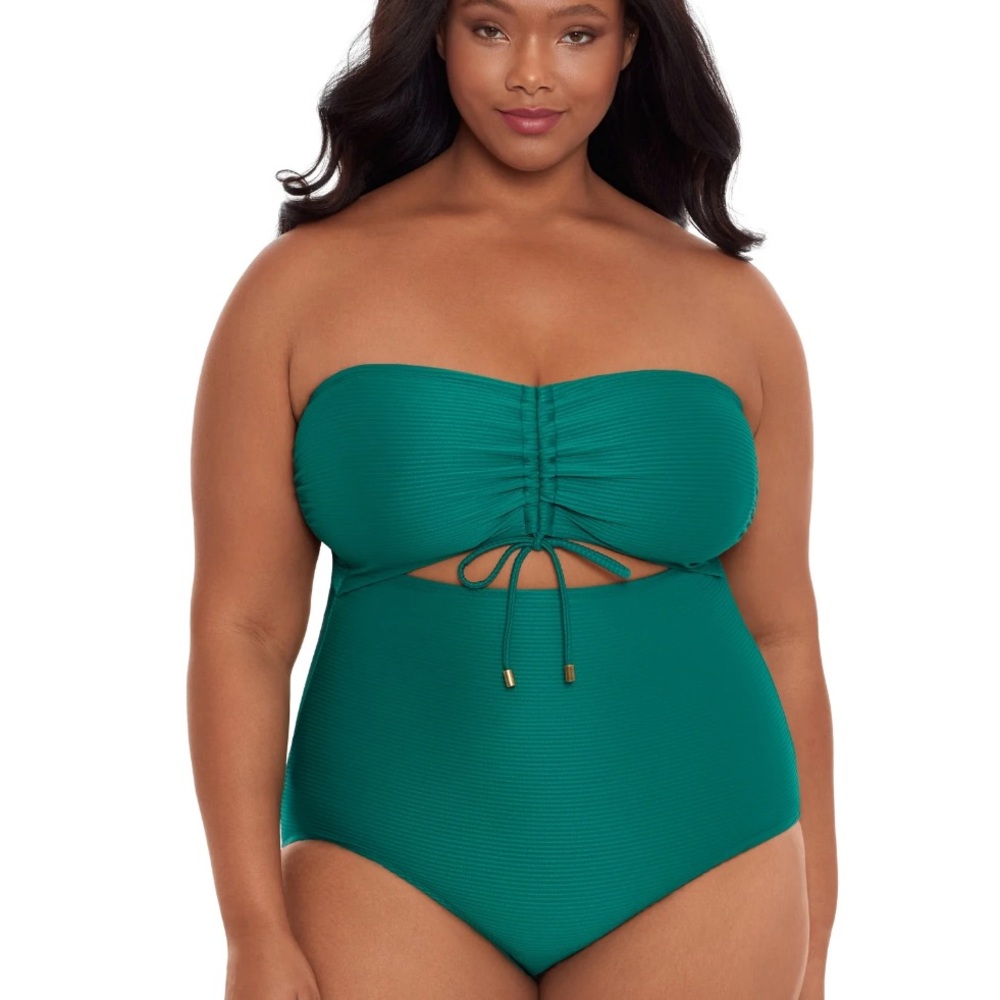 Time and Tru Emerald Green NWOT Swimsuit 2X